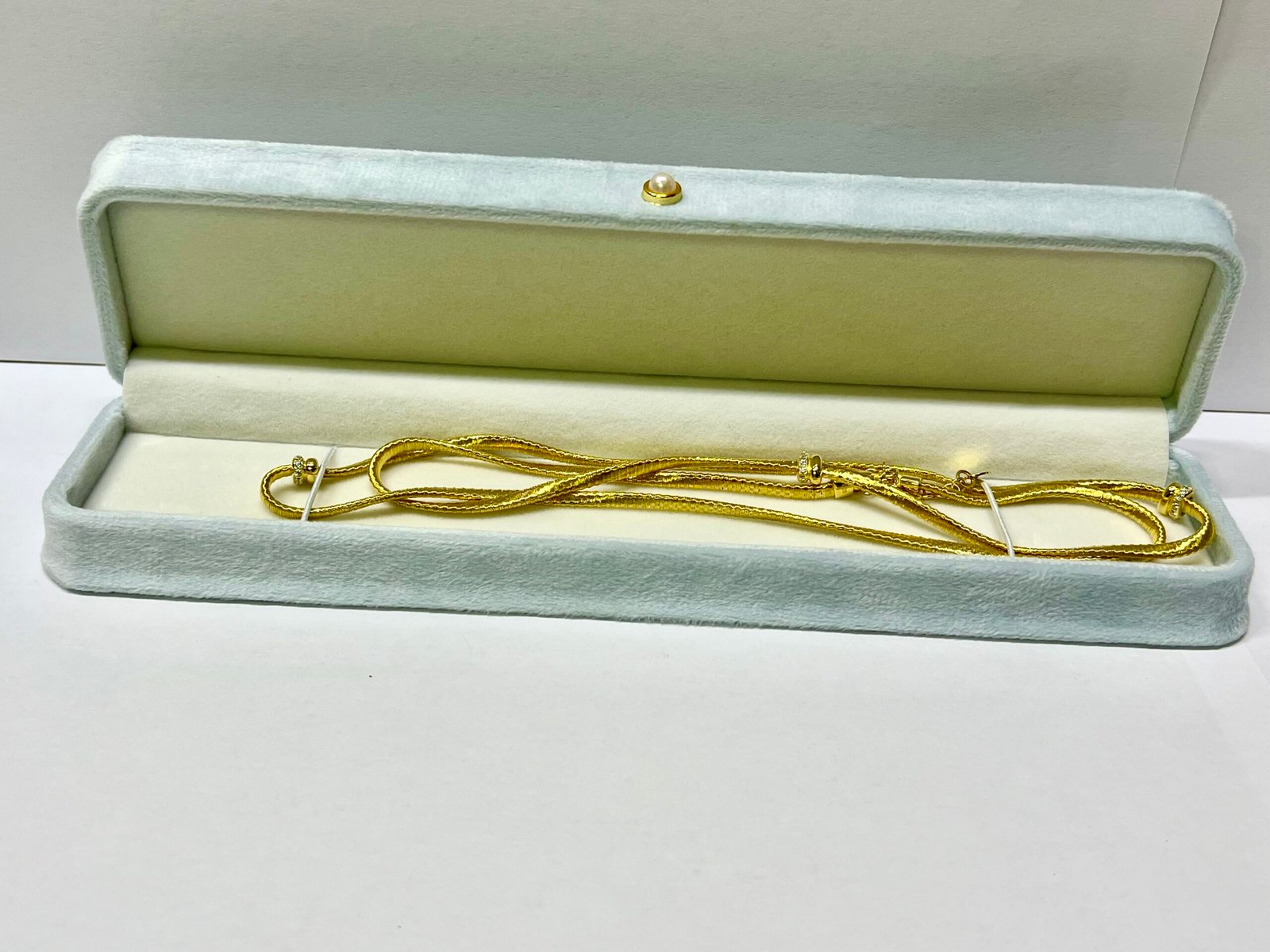 22K GOLD 22 INCHES LONG ROPE CHAIN NECKLACE CHAIN UNISEX